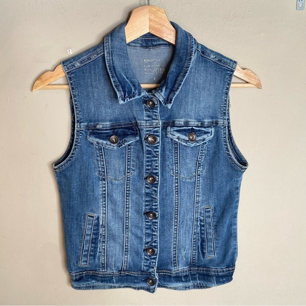 Special A Los Angeles California Denim Y2K Vest Women’s Size Small